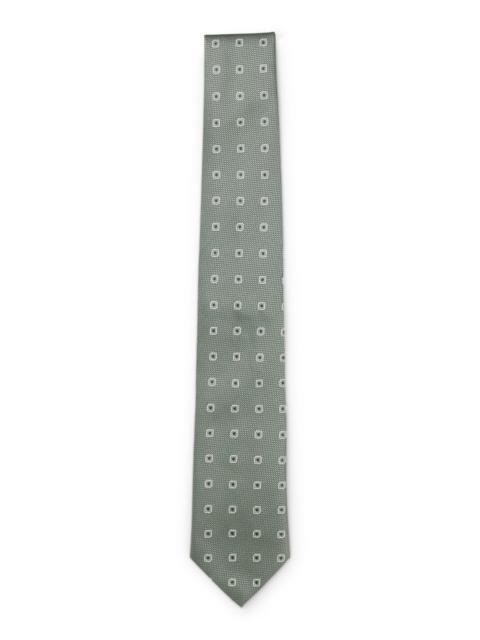 JACQUARD-PATTERN TIE IN A SILK BLEND