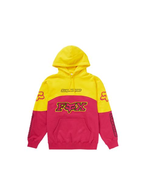 Supreme Fox Racing Hooded Sweatshirt Pink