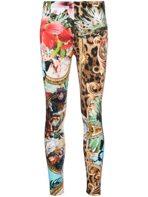 Baroque Flowers leggings