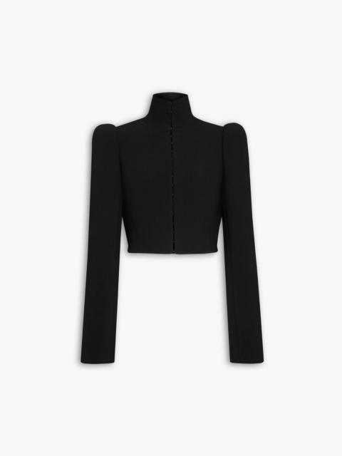 WOOL HIGH NECK JACKET