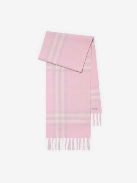 Check Cashmere Scarf