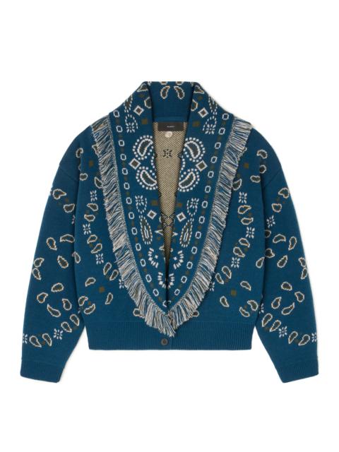Bandana Jacquard Cardi-Bomber