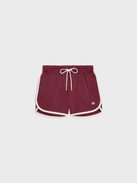 mini jogger shorts IN DOUBLE FACE JERSEY