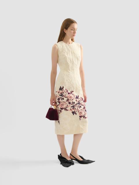 SLEEVELESS PENCIL MIDI DRESS