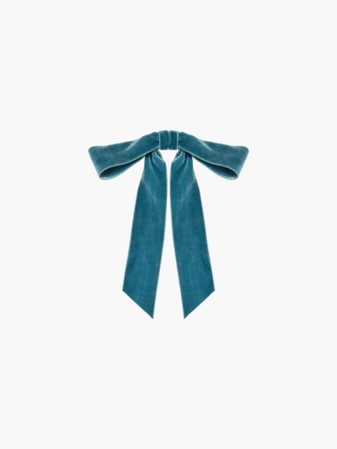Adley Velvet Bow Barrette