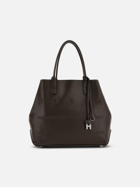 Hogan Script Shopping Bag Medium