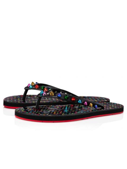 Loubi Slip Spikes Woman BLACK/MIX MULTI