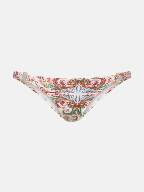 Greece printed bikini bottoms