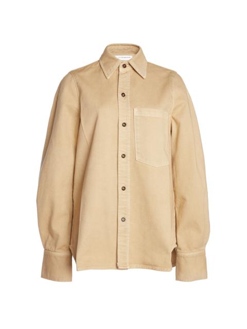 Slim Cotton Shirt yellow