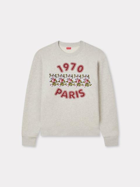 'KENZO Wild Tiger' embroidered sweatshirt in cotton