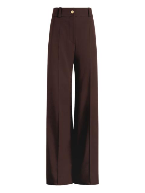 tailored gold-button trousers