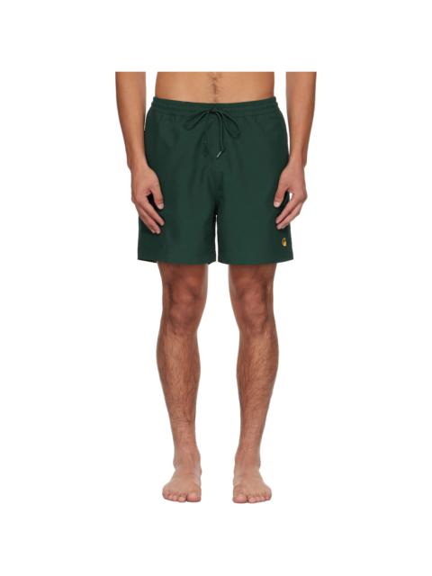 Green Chase Swim Shorts