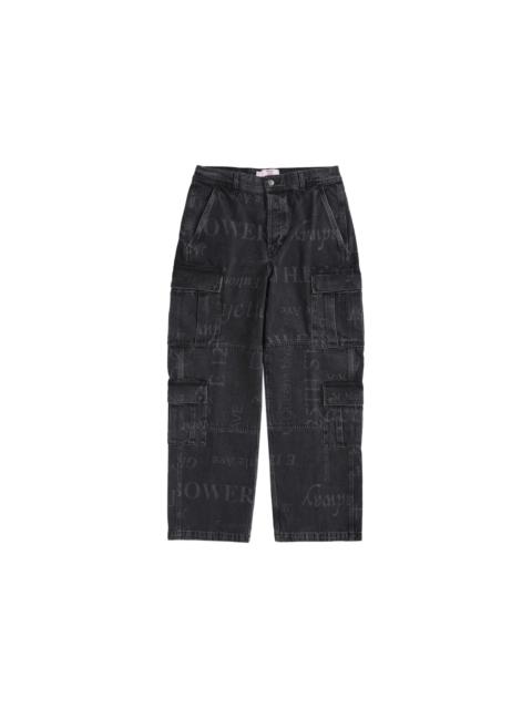 Supreme Martine Rose Denim Cargo Pant Washed Black