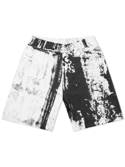 Alexander McQueen Fold Print Sweat Shorts