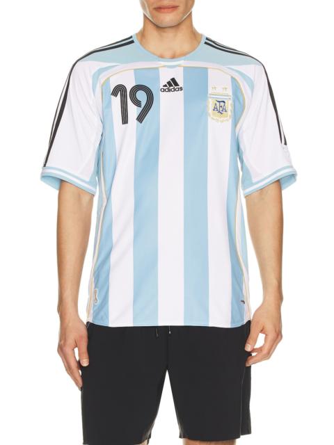 AFA Argentina Home 2006 Messi 19 World Cup Jersey