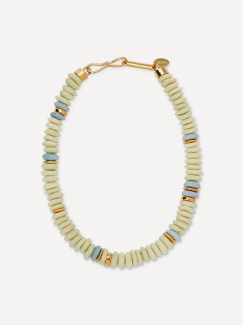Gold-Plated Laguna Bead Necklace