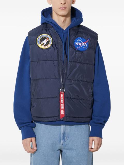 NASA puffer vest