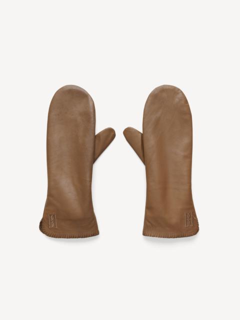 Ginnyl leather mittens