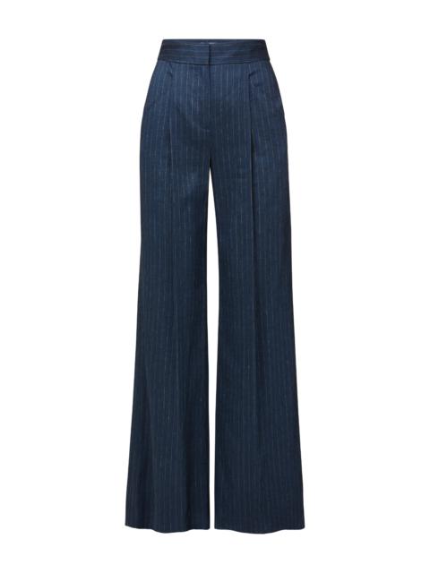 RIMINI WIDE-LEG PINSTRIPE PANT