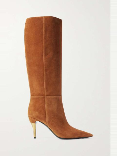 Priscilla 85 suede knee boots