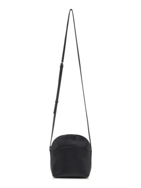Annie N/S Leather Crossbody Bag black