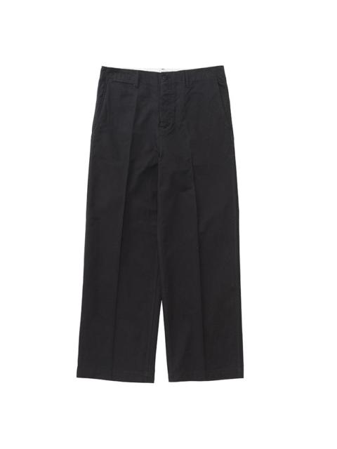 EX WIDE CHINO PANTS BLACK