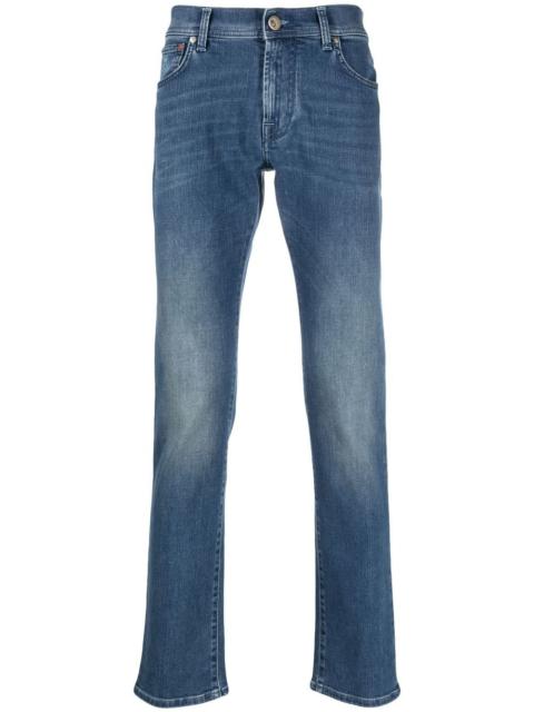 straight-leg jeans