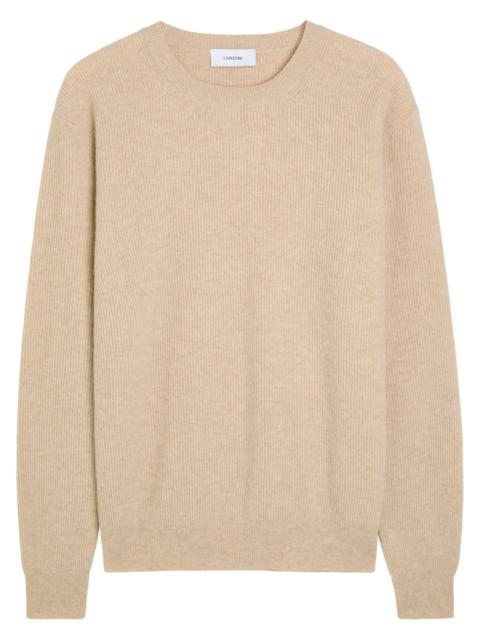 Lardini Ribbed Wool and Cashmere-blend Jumper