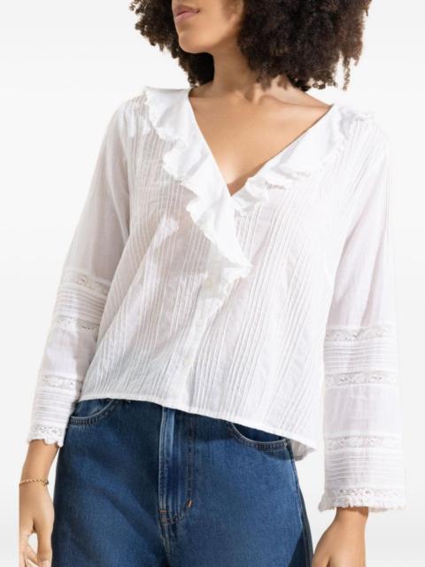 Huguette ruffled lace shirt