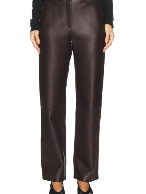 Straight Classic Leather Pant