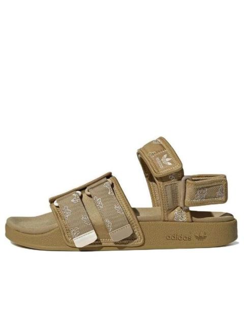 adidas originals Adilette Sandal 4.0 Casual Sports Khaki Unisex Sandals HP9114