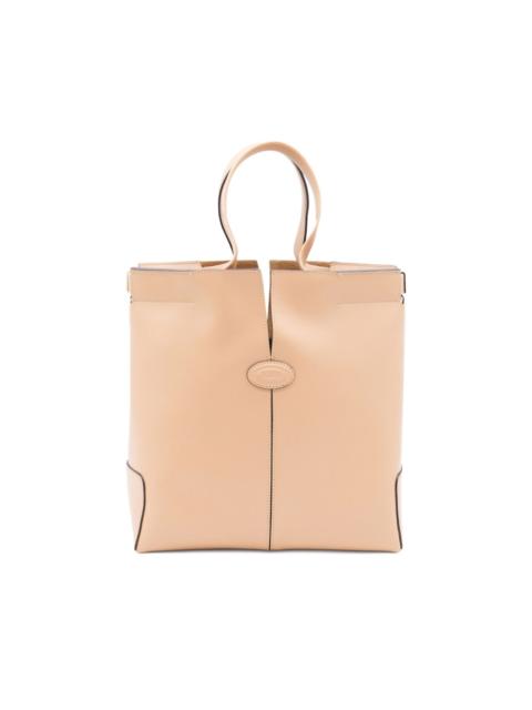 top-handle leather tote bag