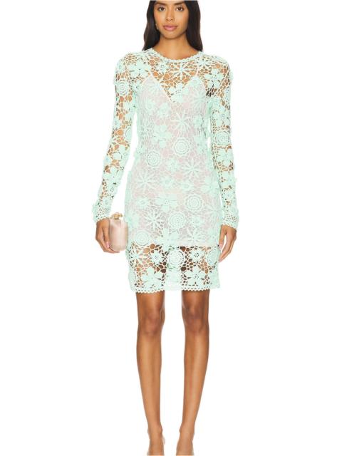 X Revolve Sydney Crochet Mini Dress