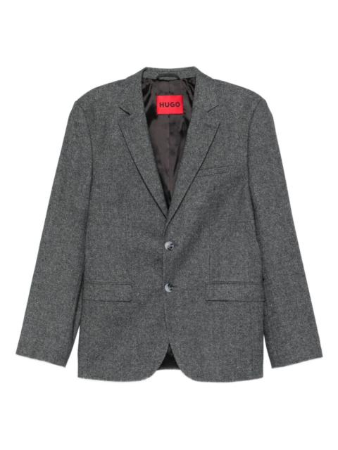 single-breasted blazer