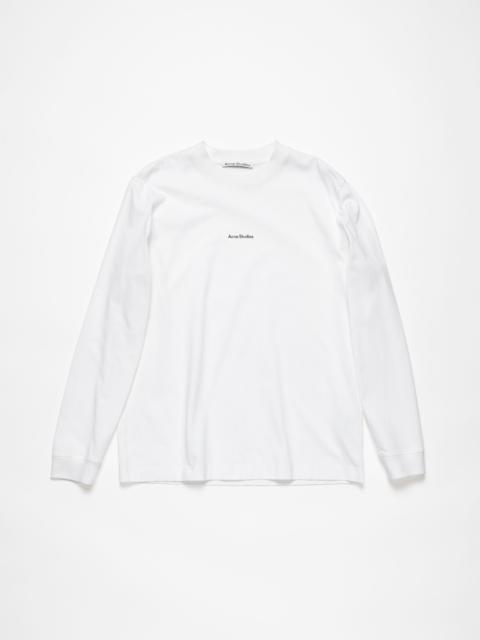 Logo long sleeve t-shirt - Optic White