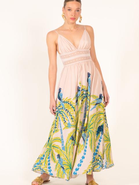 Long Dress Havana - Green Palmrott