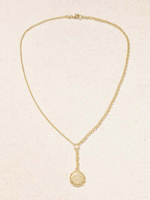 Pause Medium Mixed Belcher Extension 18-karat Gold Diamond Necklace
