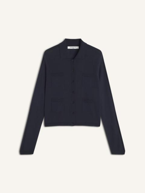 SILK BLEND SHORT CARDIGAN