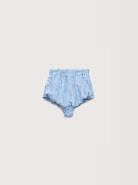 LIGHT BLUE STRIPED POPLIN BLOOMERS