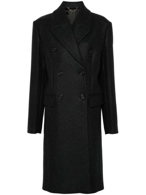 double-breasted coat