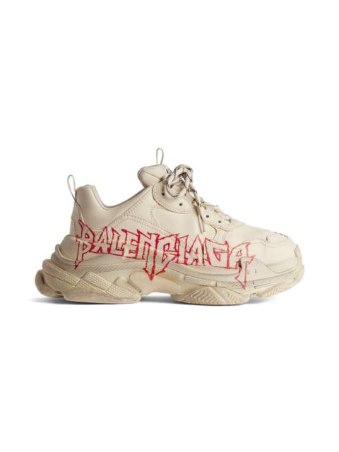 Women's Triple S Sneaker Diy Metal  in White/red/black