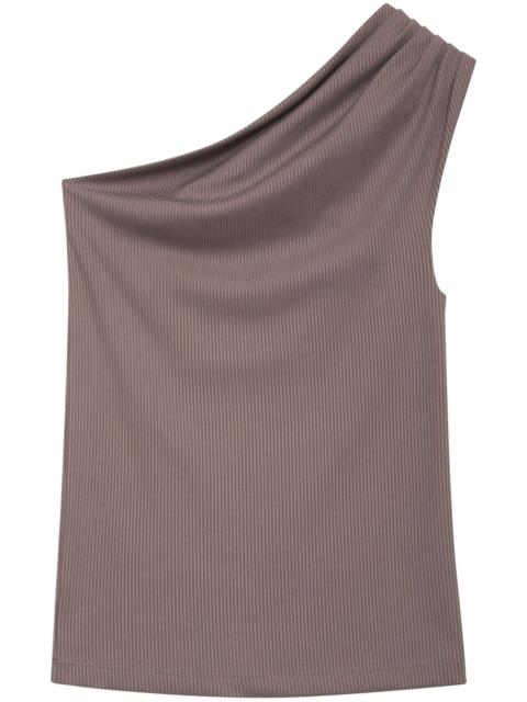 Camila one-shoulder ribbed top