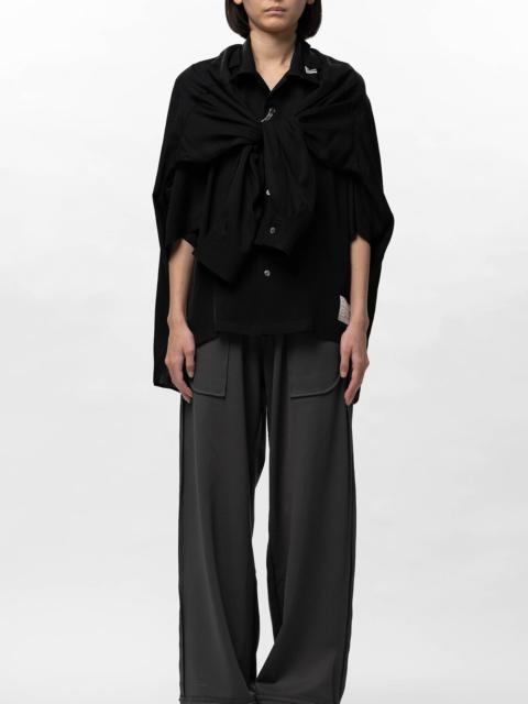 Sleeve Layered Half Sleeve Shirt