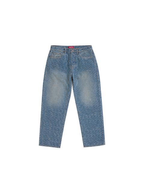 Supreme Fuck Stitch Loose Fit Jean Blue