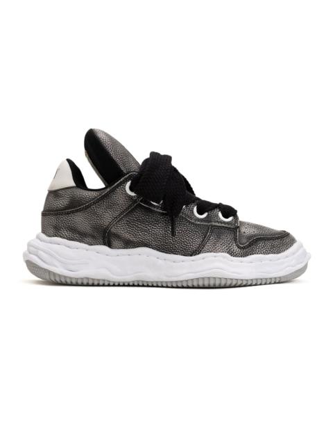 "WAYNE PUFFER" OG Sole Brushed Shrink Leather Low-top Sneaker