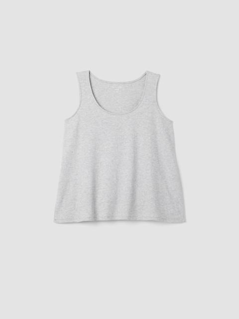 Mélange Organic Cotton Interlock U-Neck Sleep Tank