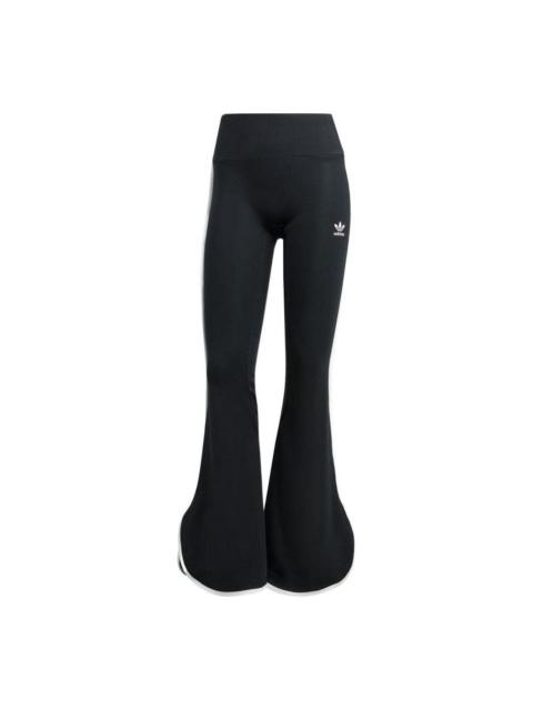 (WMNS) adidas Originals Always Flared Leggings 'Black White' IC5590