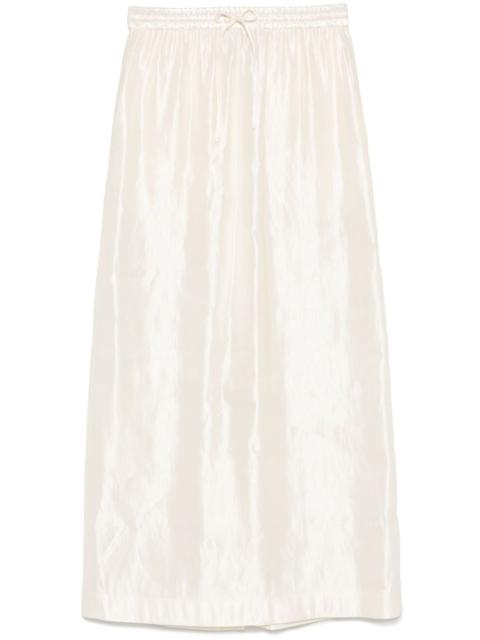 satin maxi skirt