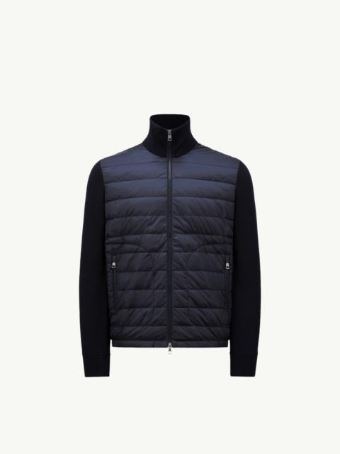 Padded Zip-Up Cardigan