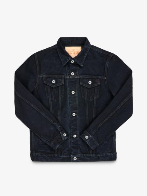 19OZ LEFT-HAND TWILL SELVEDGE DENIM TYPE III JACKET -  INDIGO OVERDYED BLACK